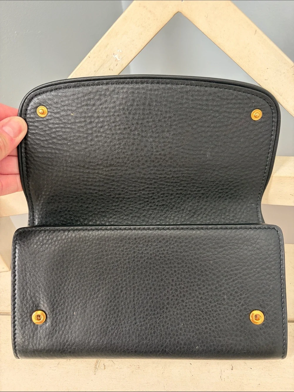 Tory Burch classic pebbled